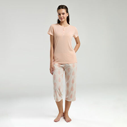 Arnetta 3258S Kadın Kapri Yazlık Pijama