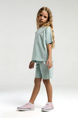 U.S POLO US2089-G KIZ BERMUDA TAKIM