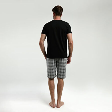 Arnetta 3346S Erkek Bermuda İkili Yazlık Pijama Takım
