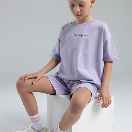 RolyPoly 3590G Kız Çocuk (Garson Boy) Bermuda Yazlık Pijama Takım