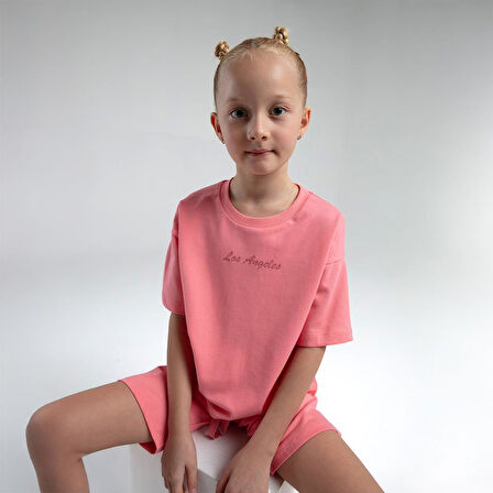 RolyPoly 3590G Kız Çocuk (Garson Boy) Bermuda Yazlık Pijama Takım