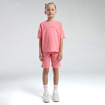 RolyPoly 3590G Kız Çocuk (Garson Boy) Bermuda Yazlık Pijama Takım