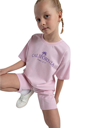 Rolypoly Kız Çocuk Garson Bermuda Pijama Takım 3591