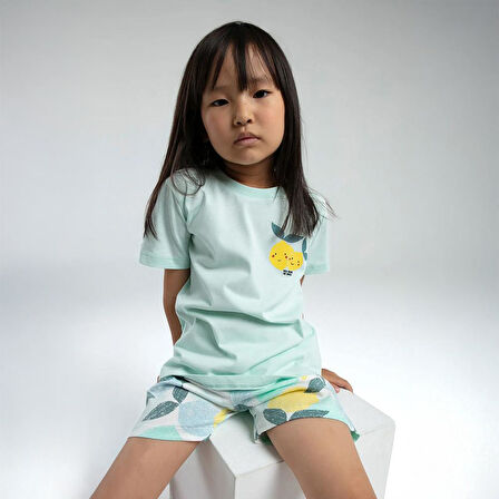 RolyPoly 3618C Kız Çocuk Şort Yazlık Pijama Takım