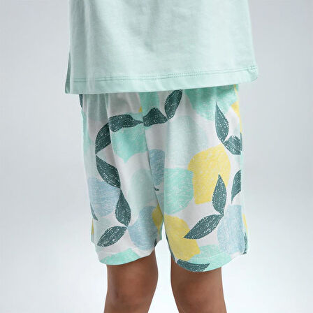 RolyPoly 3618C Kız Çocuk Şort Yazlık Pijama Takım
