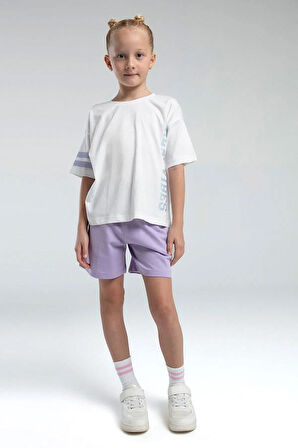 ROLY POLY RP3615-2  KIZ ÇOCUK ŞORT TAKIM
