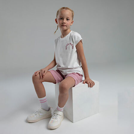 RolyPoly 3626C Kız Çocuk Bermuda Yazlık Pijama Takım