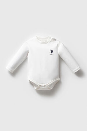 U.S. Polo Assn. Erkek Bebek 3'Lü Body Set Mavi