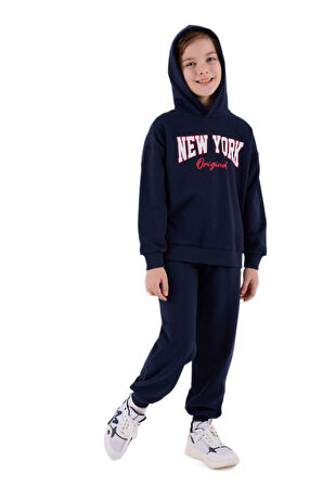 RolyPoly Erkek Çocuk Lacivert Garson Boy Eşofman Takımı 3650-G 