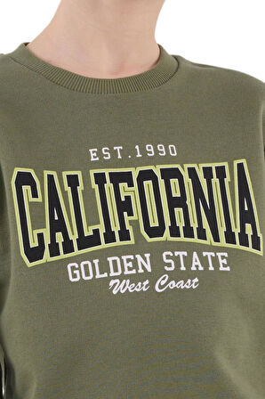 RolyPoly Erkek Çocuk Haki Garson Boy Eşofman Takımı 3651-G 