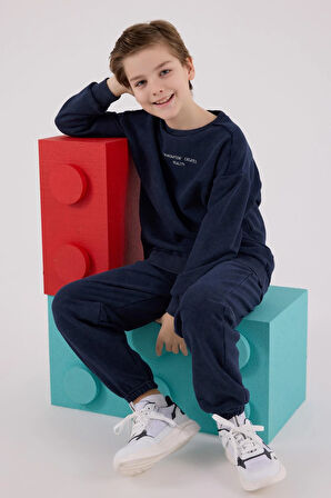 RolyPoly Erkek Çocuk Eşofman Takımı Lacivert