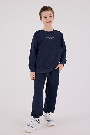 RolyPoly Erkek Çocuk Eşofman Takımı Lacivert