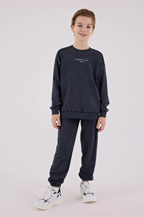 RolyPoly Erkek Çocuk Eşofman Takımı Antrasit