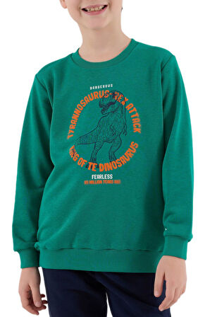 Roly Poly Erkek Çocuk Yeşil Eşofman Takımı RP3673-G