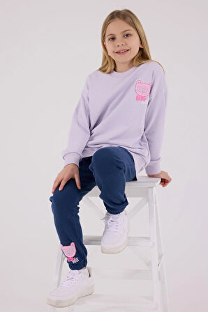 RolyPoly Kız Çocuk Eşofman Takımı Lila