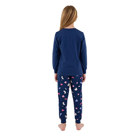 RolyPoly RP3696-2 Kız Çocuk Kışlık İkili Pijama Takım