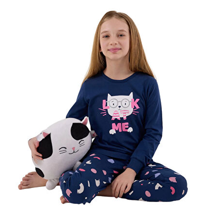 RolyPoly RP3696-2 Kız Çocuk Kışlık İkili Pijama Takım