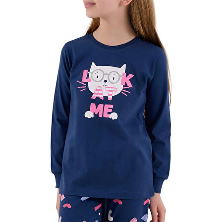 RolyPoly RP3696-2 Kız Çocuk Kışlık İkili Pijama Takım