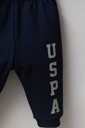 U.S. Polo Assn. Erkek Bebek 2'li Takım Lacivert-Yeşil