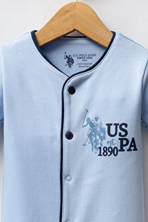 U.S. Polo Assn. Erkek Bebek Patikli Tulum Mavi