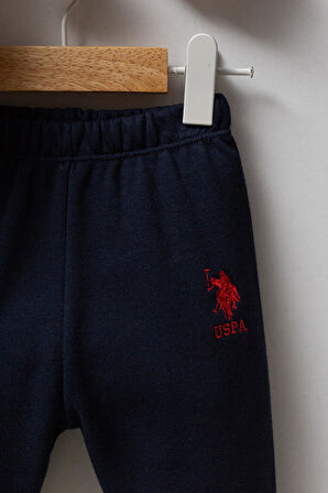 U.S. Polo Assn. Erkek Bebek 2'li Takım Beyaz-Kırmızı