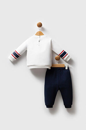 U.S. Polo Assn. Erkek Bebek 2'li Takım Beyaz