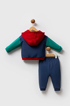 U.S. Polo Assn. Erkek Bebek 2'li Takım K.İndigo - Yeşil