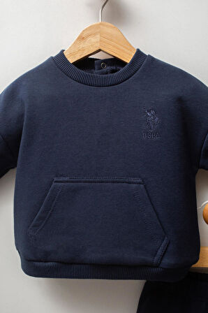 U.S. Polo Assn. Erkek Bebek 2'li Takım Lacivert