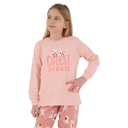 RolyPoly RP3708-2 Kız Çocuk Kışlık İkili Pijama Takım