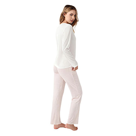 Arnetta AR3417-S Kadın Kışlık İkili Pijama Takım