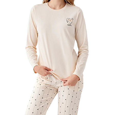Arnetta AR3434-S Anne Kız Kışlık İkili Pijama Takıım (Anne)