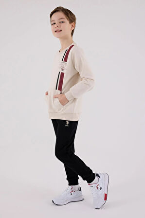 U.S. Polo Assn. Erkek Çocuk Eşofman Takımı Bej