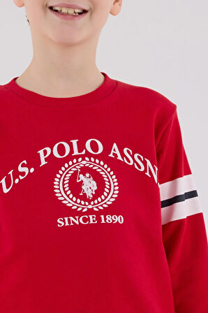 U.S. Polo Assn. Erkek Çocuk Eşofman Takımı Kırmızı