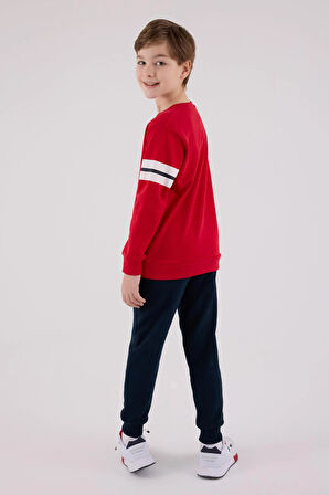U.S. Polo Assn. Erkek Çocuk Eşofman Takımı Kırmızı