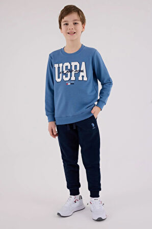 U.S. Polo Assn. Erkek Çocuk Eşofman Takımı Mavi