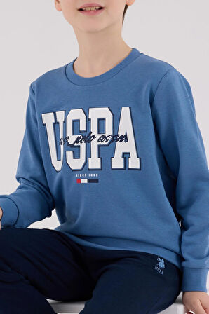 U.S. Polo Assn. Erkek Çocuk Eşofman Takımı Mavi