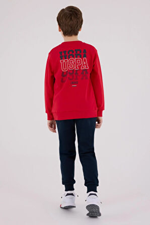 U.S. Polo Assn. Erkek Çocuk Eşofman Takımı Kırmızı