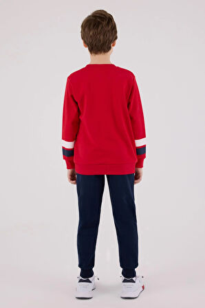 U.S. Polo Assn. Erkek Çocuk Eşofman Takımı Kırmızı