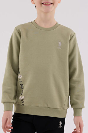 U.S. Polo Assn. Erkek Çocuk Eşofman Takımı Çay Yeşili