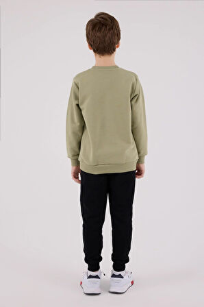 U.S. Polo Assn. Erkek Çocuk Eşofman Takımı Çay Yeşili