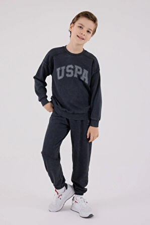 U.S. Polo Assn Erkek Çocuk Eşofman Takımı Antrasit
