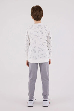 U.S. Polo Assn. Erkek Çocuk Eşofman Takımı Beyaz