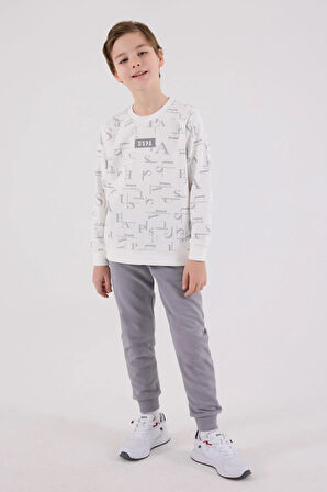 U.S. Polo Assn. Erkek Çocuk Eşofman Takımı Beyaz