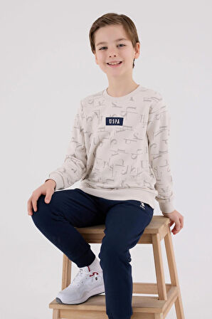 U.S. Polo Assn. Erkek Çocuk Eşofman Takımı Taş