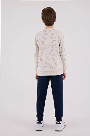 U.S. Polo Assn. Erkek Çocuk Eşofman Takımı Taş