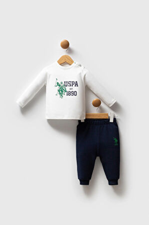U.S. Polo Assn. Erkek Bebek  3'lü Takım Lacivert-Yeşil