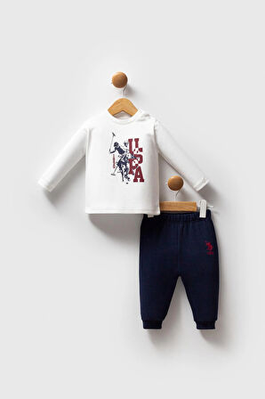 U.S. Polo Assn. Erkek Bebek 3'lü Takım Bordo