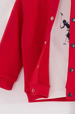 U.S. Polo Assn. Erkek Bebek 3'lü Takım Kırmızı