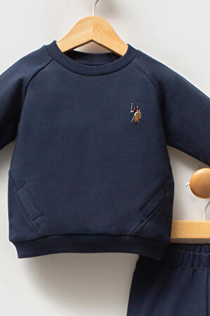 U.S. Polo Assn Erkek Bebek 2 li Takım Lacivert