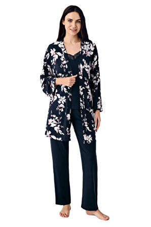 Pierre Cardin Kadın 3'lü Pijama Takımı 9108 